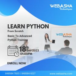 Why Choose WebAsha Technologies Online Python Training in Pune?