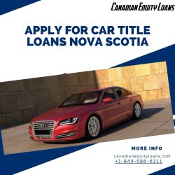 Apply for car title loans Nova Scotia