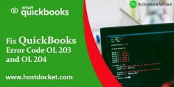 Fixing QuickBooks Error Code OL 203 and OL 204