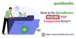 How to fix QuickBooks Missing PDF Component Error?