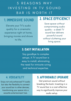 5 reasons why investing in TV sound bar is worth it