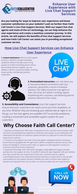 Reliable Live Chat Support Services | Faith Call Center