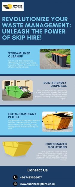 Elevate Your Waste Management with Sunrise Skip Hire in Hounslow!