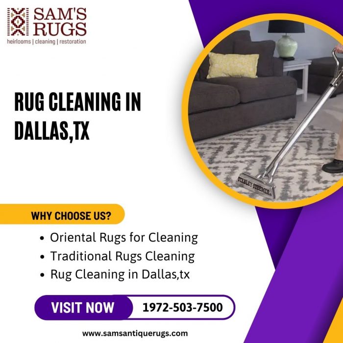 Find the Best Rug Cleaning in Dallas,tx – Sam’s Oriental Rugs