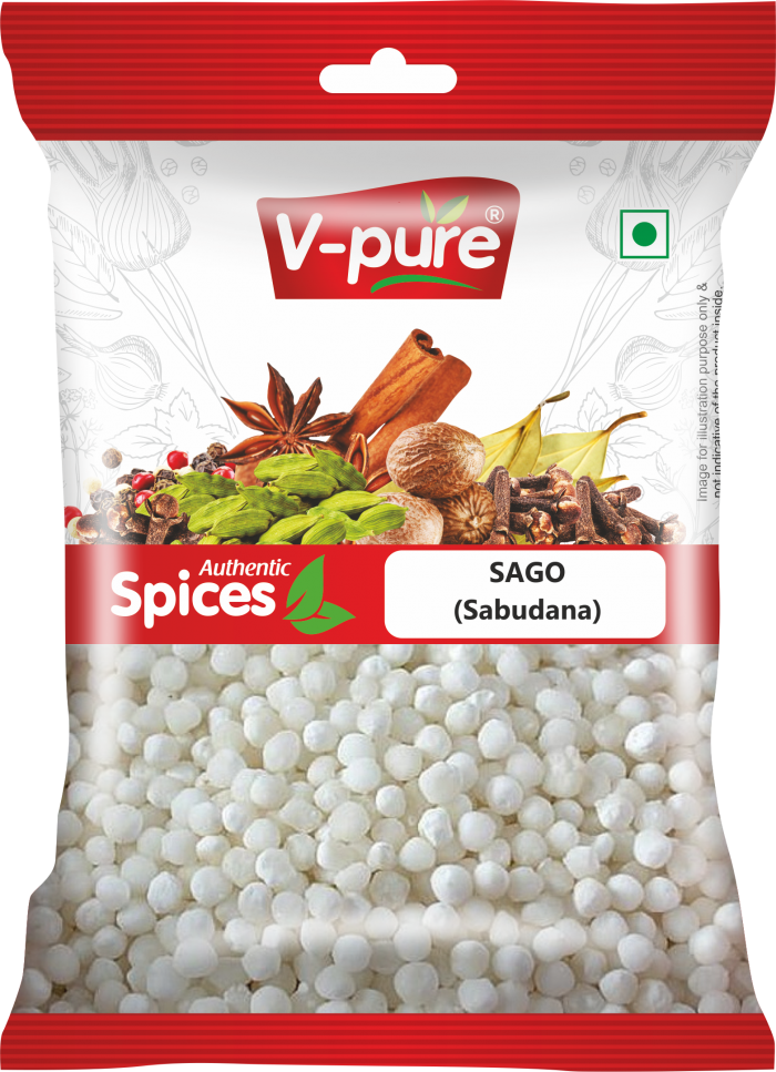 V-PURE Fresh Sabudana | Tapioca Pearls | Whole Sago | Fast & Upvas Product Item