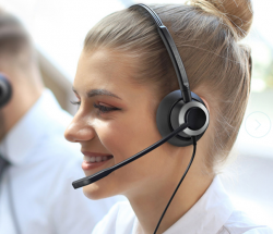 Headset call center noise cancelling