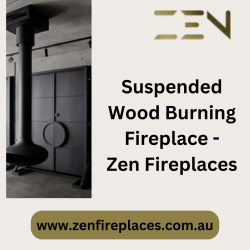 Suspended Wood Burning Fireplace – Zen Fireplaces