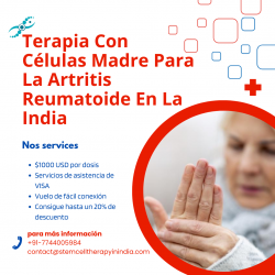 Terapia Con Células Madre Para La Artritis Reumatoide En La India