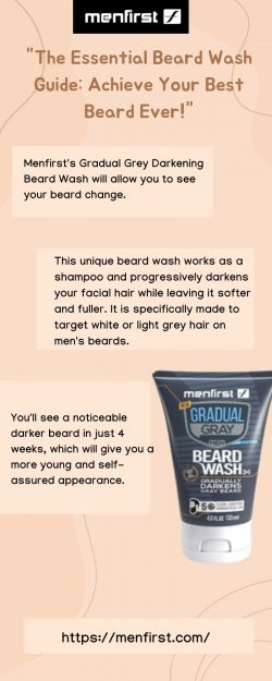 Ultimate Solution for Men’s grey Beard – MenFirst