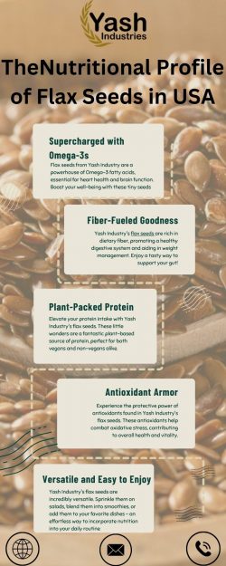 The Nutritional Profile of Flax Seeds in USA