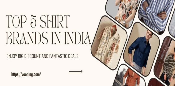 Top 5 Shirt Brands in India