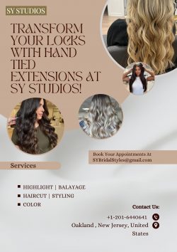 Transform Your Locks with Hand Tied Extensions at SY Studios!