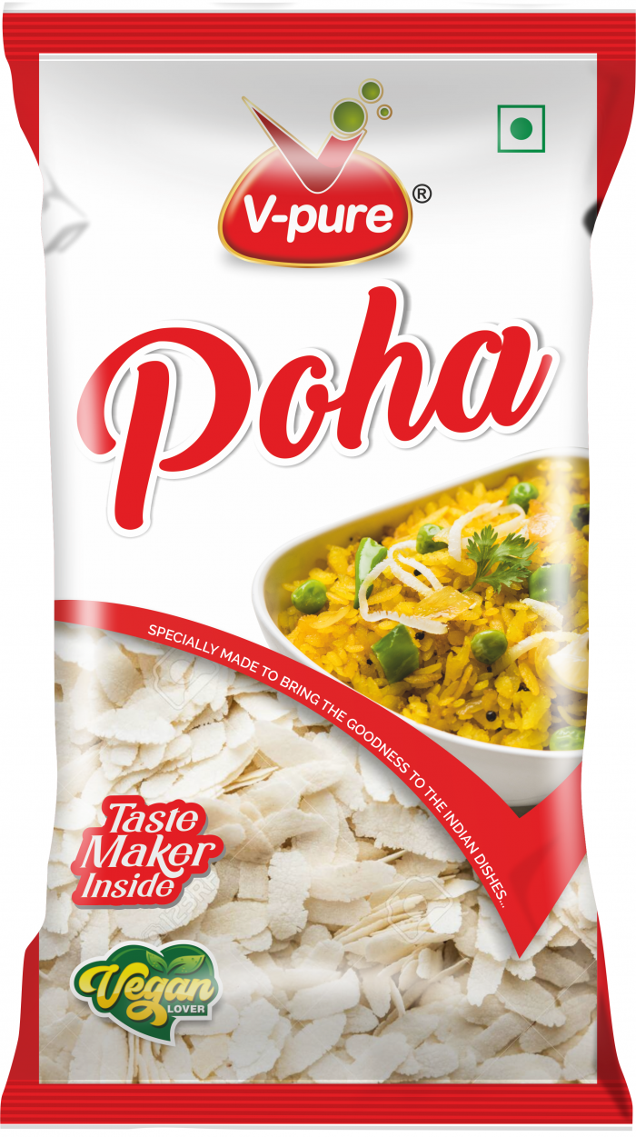 V-PURE Poha| Best in Quality | 100% Hygienically Made | Vegetarian Meal | Instant Boost of Energ ...