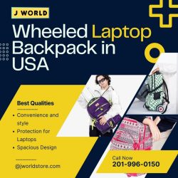 Explore Wheeled Laptop Backpacks Made for the USA Lifestyle