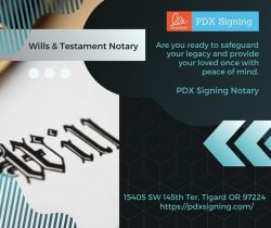 Wills and Testament Notary