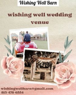 wishing well wedding venue: A magical place to get married.