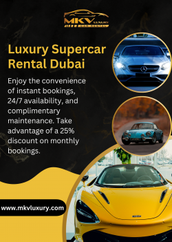 Luxury Supercar Rental Dubai | MKV Luxury