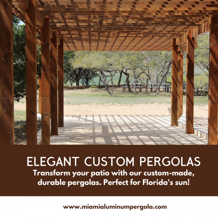 Modern Aluminum Pergola