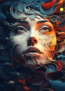 Vibrant Visions The Power Of Colors In Abstract Art | Metal Poster