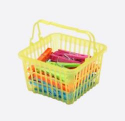 Plastic Baskets With Pegs-JX1201+JX1003