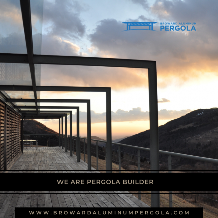 Outdoor Louvered Pergola