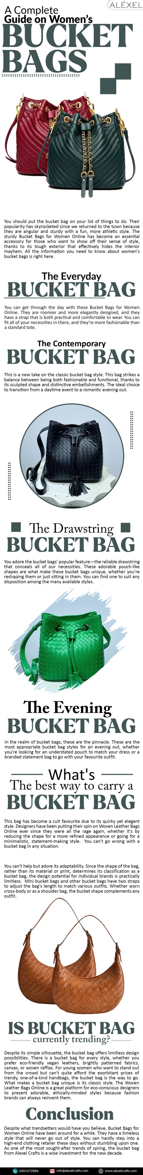 A Complete Guide on Women’s Bucket Bags