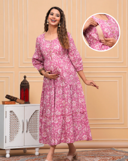 Cotton Maternity Gown Online