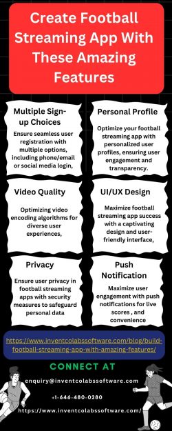 Create football streaming app with these amazing features