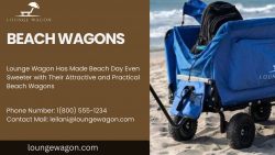 Lounge Wagon Has Made Beach Day Even Sweeter with Their Attractive and Practical Beach Wagons