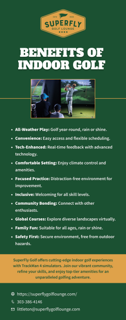 Benefits of Indoor Golf at SuperFly Golf Lounge