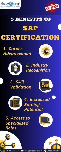 5 Benefits Of SAP Certification