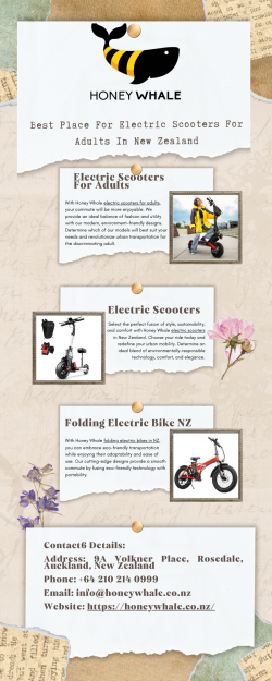 Best Place For electric scooters for adults in New Zealand