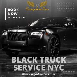 Book A Professional Black Truck Service In NYC