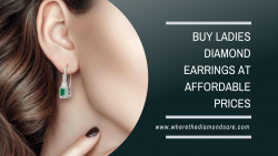 Buy Ladies Diamond Earrings at Affordable Prices