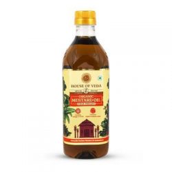 Buy Organic Mustard Oil 1L Ideal for Cooking & Health – HOUSE OF VEDA