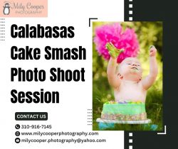 Calabasas Cake Smash Photo Shoot Session