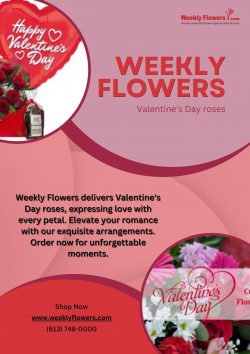 Cherish the Moment: Valentine’s Day Roses by Weekly Flowers