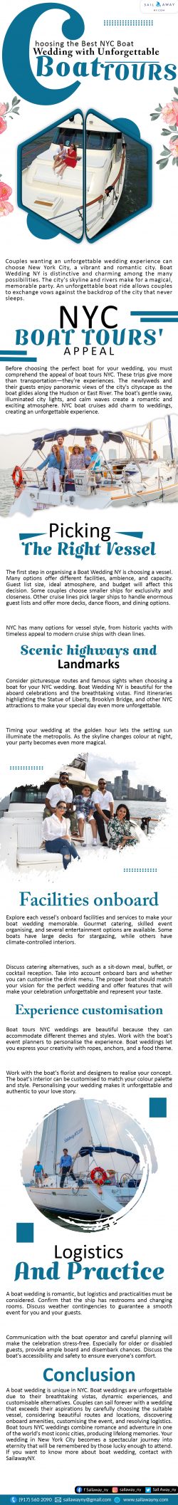 Choosing the Best NYC Boat Wedding with Unforgettable Boat Tours