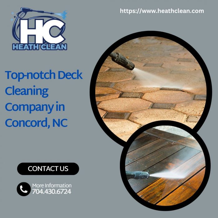 Deck Cleaning in Concord, NC: Transforming Your Outdoor Space