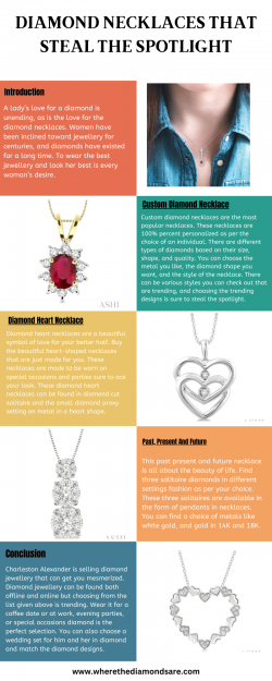 Diamond Necklaces That Steal the Spotlight