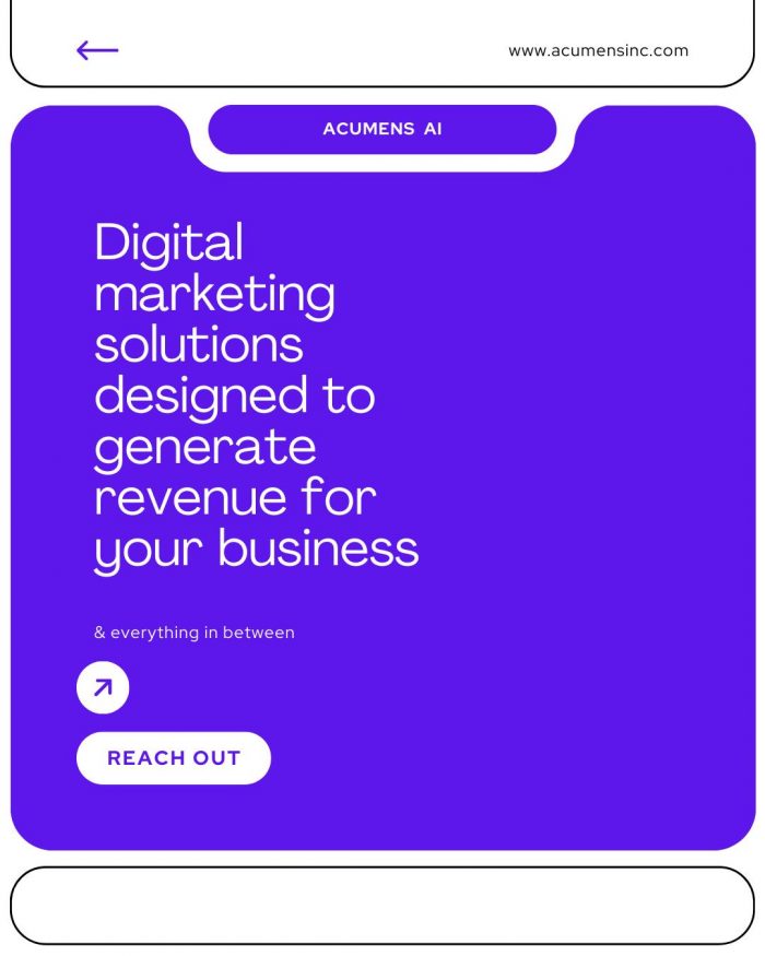 Strategic Digital Domination: Acumens Media Inc.’s Expert Digital Marketing Strategy Solutions