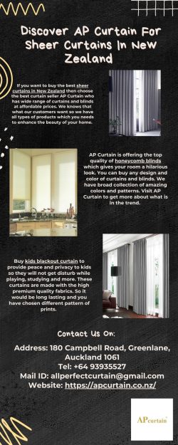 Discover AP Curtain For Sheer Curtains In New Zealand