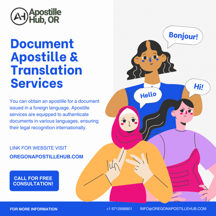 Document Apostille & Translation Services