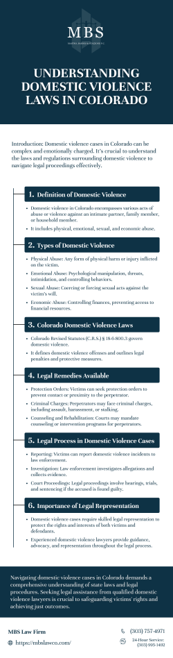 Domestic Violence Laws in Colorado