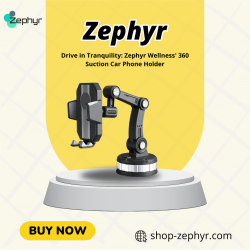 Drive in Tranquility: Zephyr Wellness’ 360 Suction Car Phone Holder