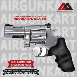 Dan Wesson 715 2.5″ BB Revolver, Silver