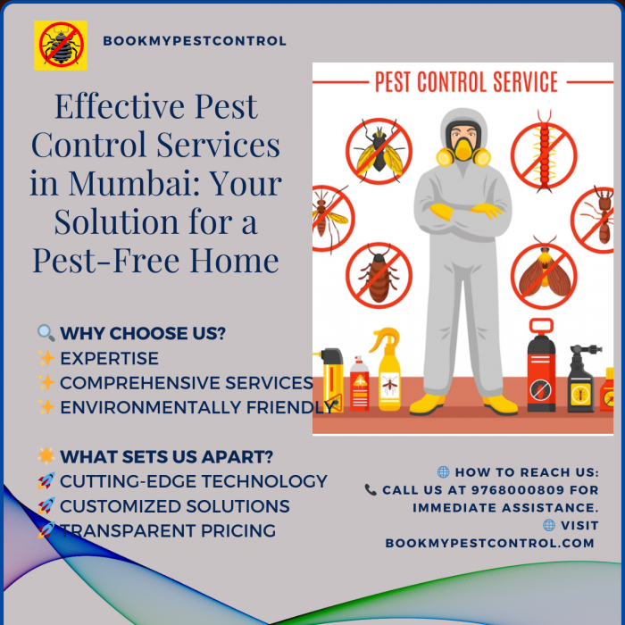 Effective Pest Control Services in Mumbai: Your Solution for a Pest-Free Home