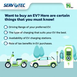 Servotech Electric Vehicle Charging Station