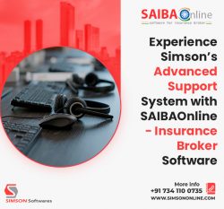 Experience Simson’s Advanced Support System with SAIBAOnline – Insurance Broker Software