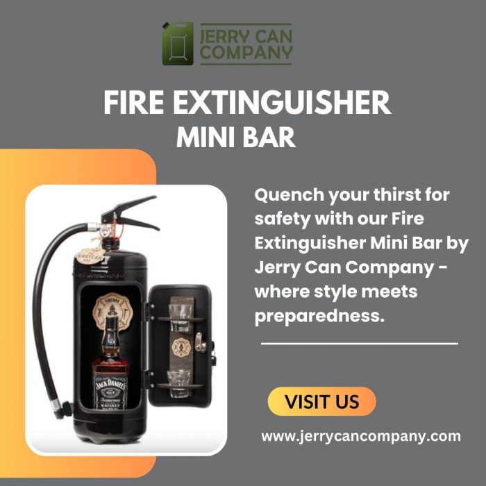 Fire Extinguisher Mini Bar | Jerry Can Company